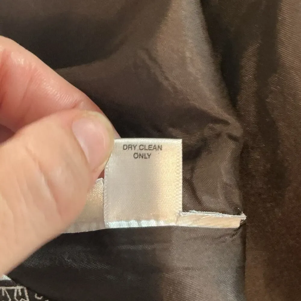 Vintage Loft Womens Y2K Babydoll Dress Size 4 XS Brown Paisley Casual Fall Boho - Picture 9 of 9